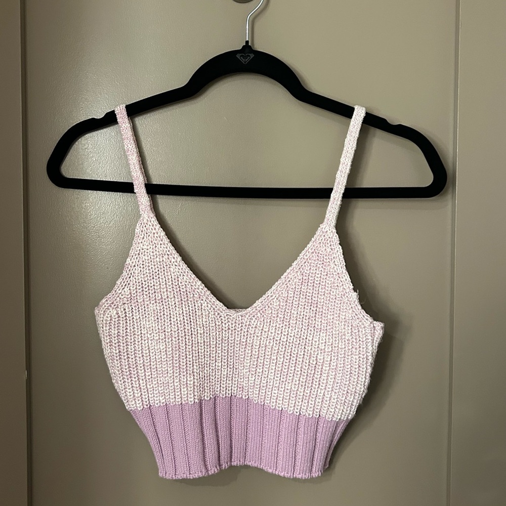 ASOS knit cropped tank top